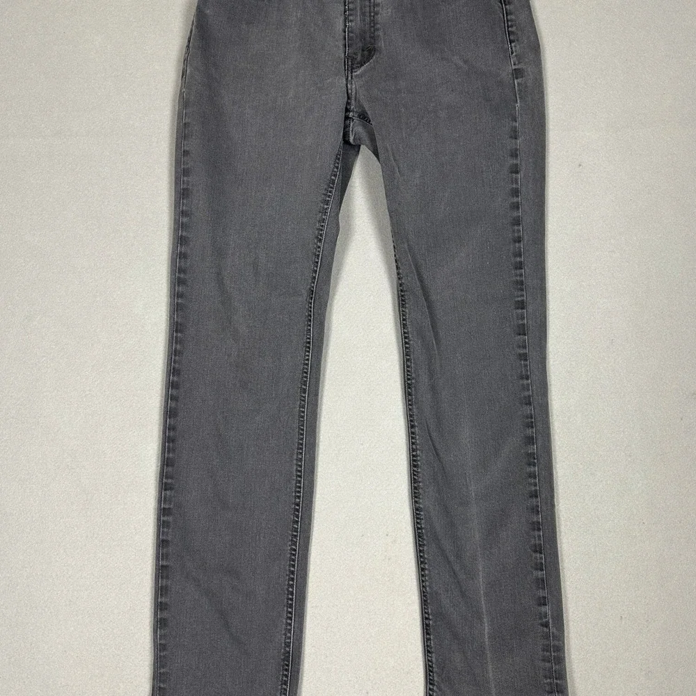 Levis 541 Jeans Mens 32X34 Charcoal Grey Athletic Taper Red Tab Stretch Denim